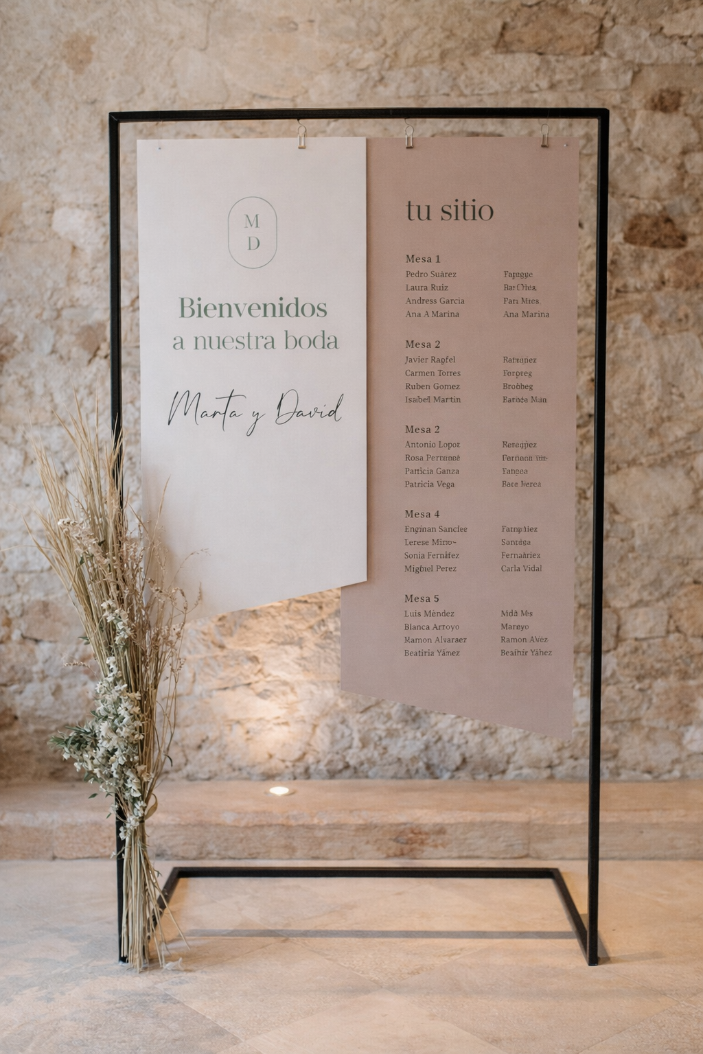 Estructura Metálica Negra