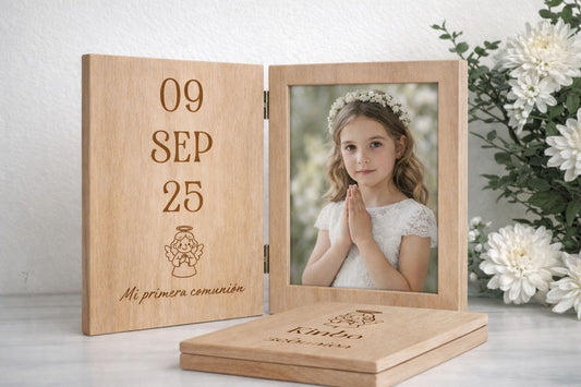 Marco de madera personalizado para celebraciones – Un día para siempre