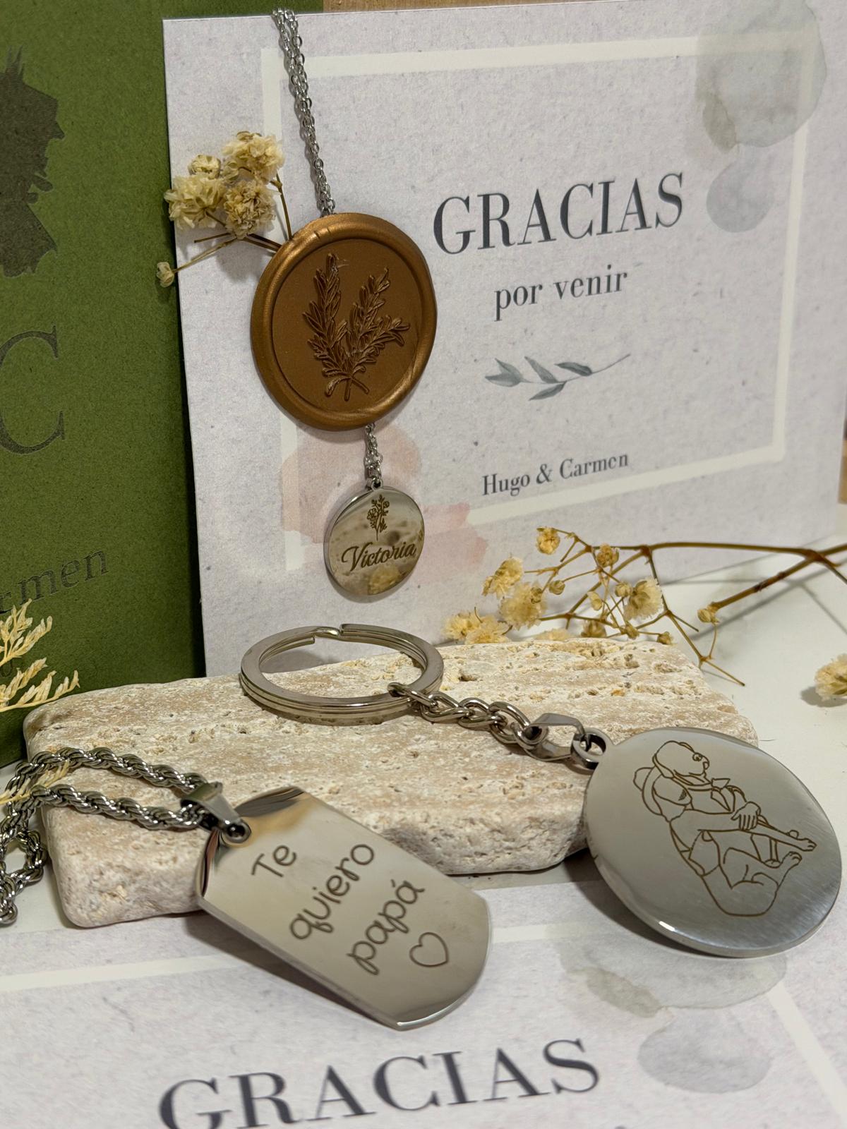 Collares de acero inoxidable grabados – Un recuerdo que se lleva puesto