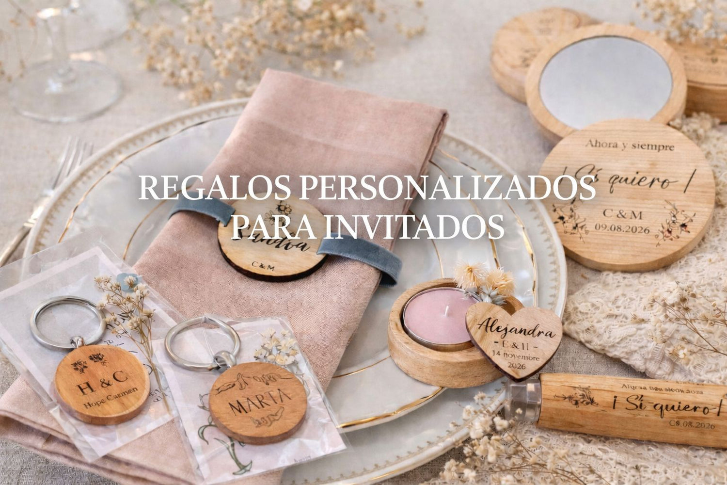 REGALOS PERSONALIZADOS PARA INVITADOS
