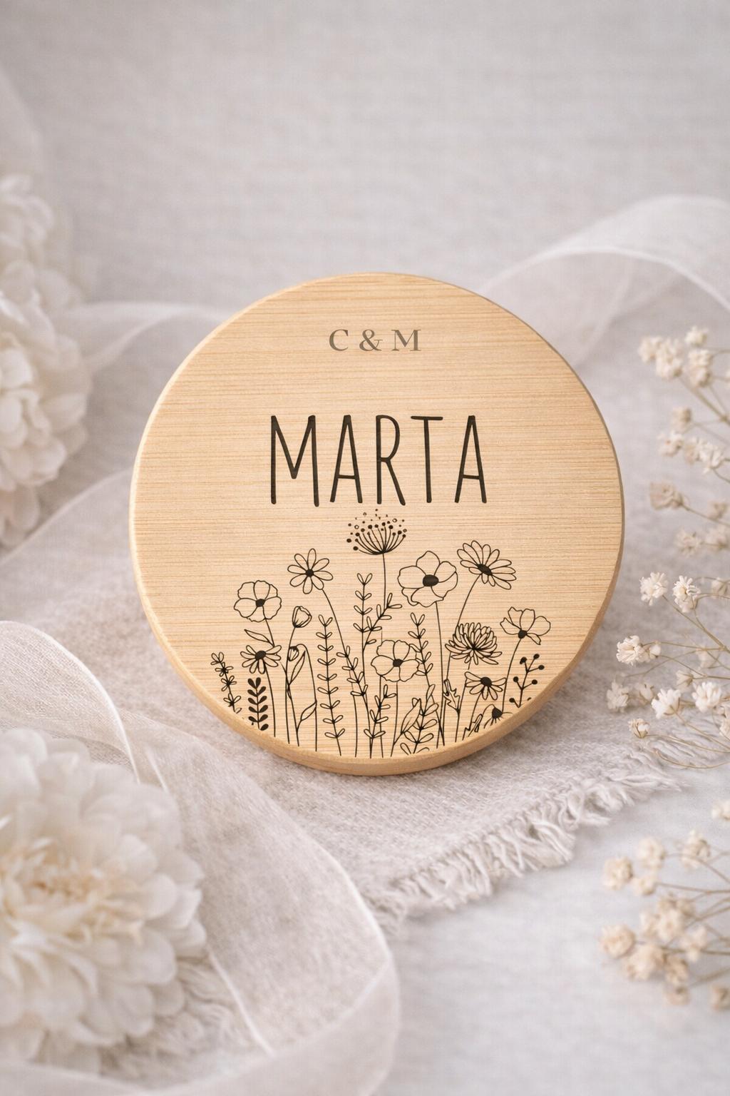 Abridor de Madera Personalizado para Boda – Detalle Original para Invitados
