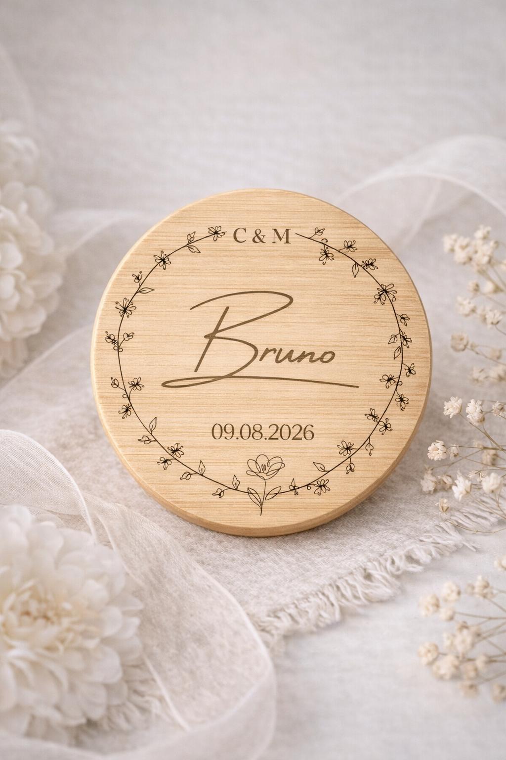 Abridor de Madera Personalizado para Boda – Detalle Original para Invitados